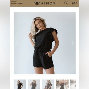 Albion fit 9 to 9 romper size small
